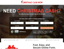 Tablet Screenshot of christmascashnow.com